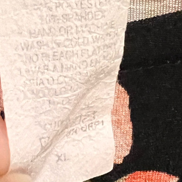 JOSTAR Women's Stretchy Tunic Top Quarter Sleeve Print Size XL Floral Print - Picture 11 of 13